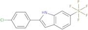 2-(4-Chlorophenyl)-6-pentafluorosulfanyl-1H-indole