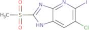 6-Chloro-5-iodo-2-(methylsulfonyl)-1H-imidazo[4,5-b]pyridine