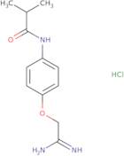 N-[4-(Carbamimidoylmethoxy)phenyl]-2-methylpropanamide hydrochloride