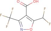 5-(Difluoromethyl)-3-(trifluoromethyl)-1,2-oxazole-4-carboxylic acid