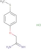2-[4-(Methylsulfanyl)phenoxy]ethanimidamide hydrochloride