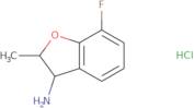 7-Fluoro-2-methyl-2,3-dihydro-1-benzofuran-3-amine hydrochloride