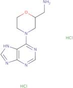 [4-(9H-Purin-6-yl)morpholin-2-yl]methanamine dihydrochloride