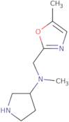 N-Methyl-N-[(5-methyl-1,3-oxazol-2-yl)methyl]pyrrolidin-3-amine