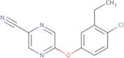 5-(4-Chloro-3-ethylphenoxy)pyrazine-2-carbonitrile