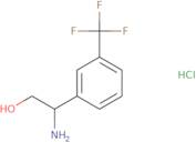 2-Amino-2-[3-(trifluoromethyl)phenyl]ethan-1-ol hydrochloride