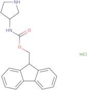 (S)-(9H-Fluoren-9-yl)methyl pyrrolidin-3-ylcarbamate hydrochloride