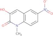 3-Hydroxy-1-methyl-6-nitroquinolin-2-one