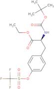 (S)-ethyl 2-tert-butoxycarbonyl)amino)-3-(-4trifluoromethyl)sulfonyl)oxy)phenyl)propanoate