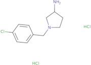 1-[(4-Chlorophenyl)methyl]pyrrolidin-3-amine dihydrochloride