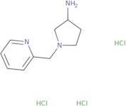 (S)-1-(Pyridin-2-ylmethyl)pyrrolidin-3-amine trihydrochloride