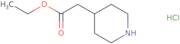 Ethyl 2-(piperidin-4-yl)acetate hydrochloride