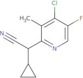 2-(4-chloro-5-fluoro-3-methylpyridin-2-yl)-2-cyclopropylacetonitrile