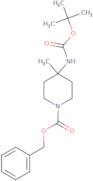 benzyl 4-{[(tert-butoxy)carbonyl]amino}-4-methylpiperidine-1-carboxylate