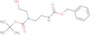 tert-Butyl N-(2-hydroxyethyl)-N-[2-(phenylmethoxycarbonylamino)ethyl]carbamate