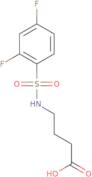 4-(2,4-Difluorobenzenesulfonamido)butanoic acid