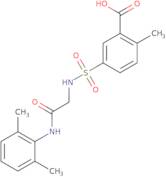 5-({[(2,6-Dimethylphenyl)carbamoyl]methyl}sulfamoyl)-2-methylbenzoic acid