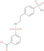 3-{[2-(4-Sulfamoylphenyl)ethyl]sulfamoyl}benzoic acid