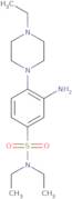 3-Amino-N,N-diethyl-4-(4-ethylpiperazin-1-yl)benzene-1-sulfonamide