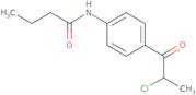 N-[4-(2-Chloropropanoyl)phenyl]butanamide