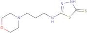 5-{[3-(Morpholin-4-yl)propyl]amino}-1,3,4-thiadiazole-2-thiol