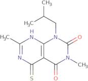 3,7-Dimethyl-1-(2-methylpropyl)-5-sulfanyl-1H,2H,3H,4H-[1,3]diazino[4,5-d]pyrimidine-2,4-dione