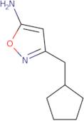 3-(Cyclopentylmethyl)-1,2-oxazol-5-amine