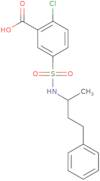 2-Chloro-5-[(4-phenylbutan-2-yl)sulfamoyl]benzoic acid