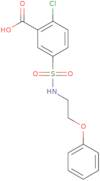 2-Chloro-5-[(2-phenoxyethyl)sulfamoyl]benzoic acid