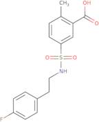 5-{[2-(4-Fluorophenyl)ethyl]sulfamoyl}-2-methylbenzoic acid