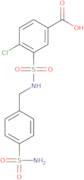 4-Chloro-3-{[(4-sulfamoylphenyl)methyl]sulfamoyl}benzoic acid