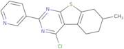 4-Chloro-7-methyl-2-pyridin-3-yl-5,6,7,8-tetrahydro[1]benzothieno[2,3-d]pyrimidine