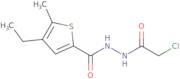 N'-(2-Chloroacetyl)-4-ethyl-5-methylthiophene-2-carbohydrazide