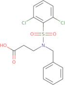 3-(N-Benzyl2,6-dichlorobenzenesulfonamido)propanoic acid