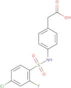 2-[4-(4-Chloro-2-fluorobenzenesulfonamido)phenyl]acetic acid