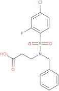 3-(N-Benzyl4-chloro-2-fluorobenzenesulfonamido)propanoic acid