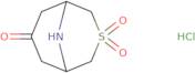 3-Thia-9-azabicyclo[3.3.1]nonan-7-one 3,3-dioxide hydrochloride