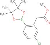 Methyl 2-(5-chloro-2-(4,4,5,5-tetramethyl-1,3,2-dioxaborolan-2-yl)phenyl)acetate