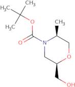 (2R,5S)-tert-butyl 2-(hydroxymethyl)-5-methylmorpholine-4-carboxylate