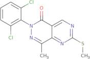 6-(2,6-dichlorophenyl)-8-methyl-2-(methylthio)pyrimido[4,5-d]pyridazin-5(6H)-one