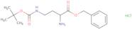 Benzyl 2-amino-4-[(2-methylpropan-2-yl)oxycarbonylamino]butanoate hydrochloride