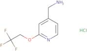 [2-(2,2,2-Trifluoroethoxy)pyridin-4-yl]methanamine hydrochloride