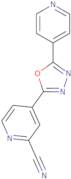 4-(5-Pyridin-4-yl-1,3,4-oxadiazol-2-yl)pyridine-2-carbonitrile