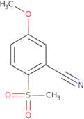 5-Methoxy-2-(methylsulfonyl)benzonitrile