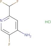 2-(Difluoromethyl)-5-fluoropyridin-4-amine hydrochloride