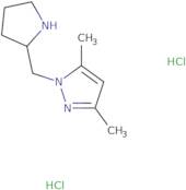 3,5-Dimethyl-1-{[(2S)-pyrrolidin-2-yl]methyl}-1H-pyrazole dihydrochloride