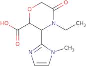 rac-(2R,3S)-4-Ethyl-3-(1-methyl-1H-imidazol-2-yl)-5-oxomorpholine-2-carboxylic acid