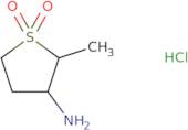 (2R,3R)-3-Amino-2-methyl-1Î»â¶-thiolane-1,1-dione hydrochloride