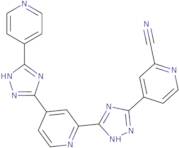 4-[5-[4-(5-Pyridin-4-yl-1H-1,2,4-triazol-3-yl)pyridin-2-yl]-1H-1,2,4-triazol-3-yl]pyridine-2-carbonitrile