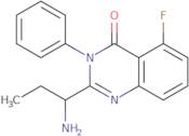 (R)-2-(1-Aminopropyl)-5-fluoro-3-phenylquinazolin-4(3H)-one